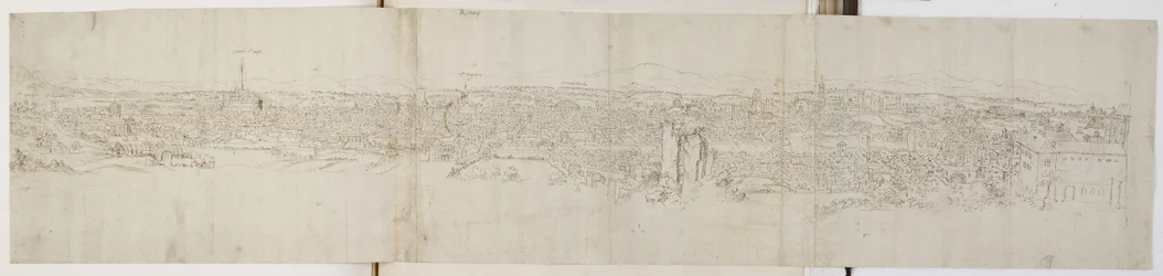 Panoramisch Uitzicht op Rome vanaf Monte Janiculus